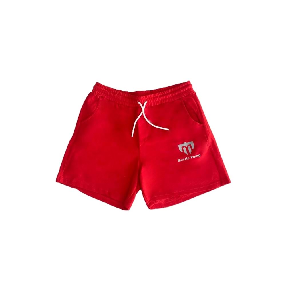 Muscle Pump Şort - Kırmızı - L