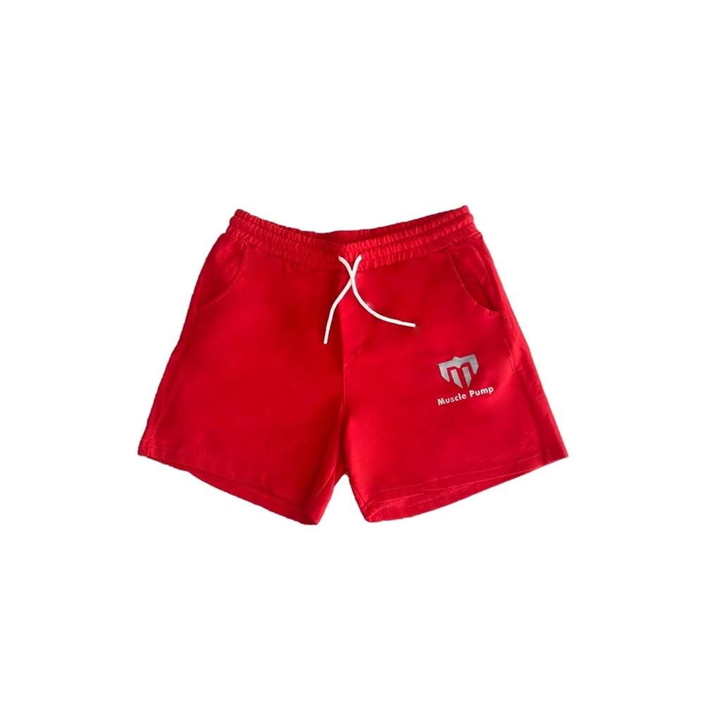 Muscle Pump Şort - Kırmızı - XL