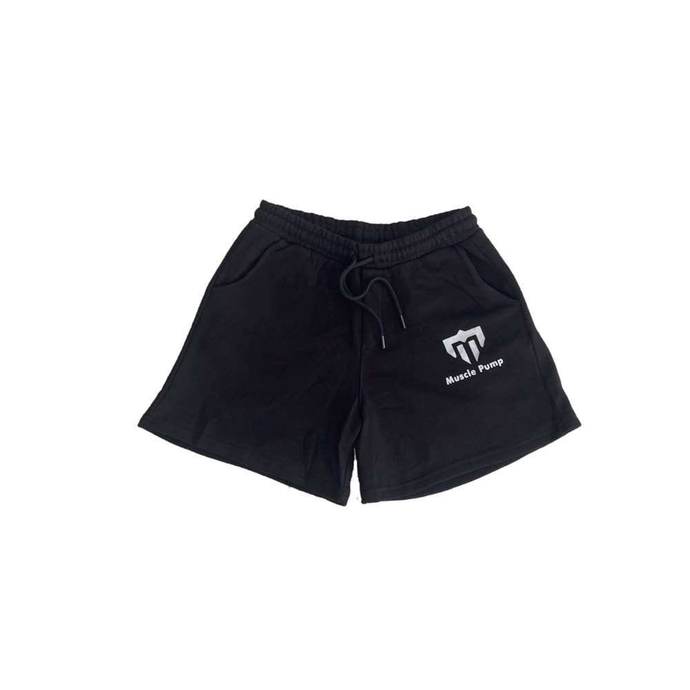 Muscle Pump Şort - Siyah - L
