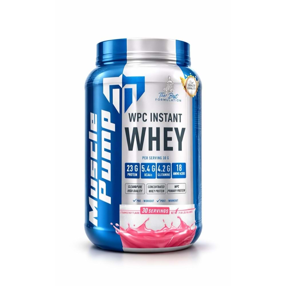 Muscle Pump Wpc Instant Whey Çilek 900 Gr