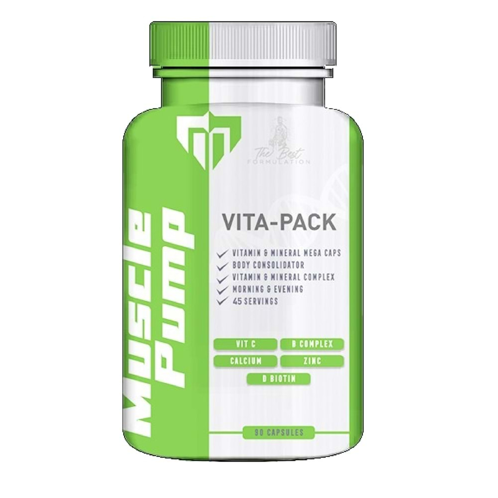 Muscle Pump Vita-Pack Vitamin Mineral 90 Kapsül