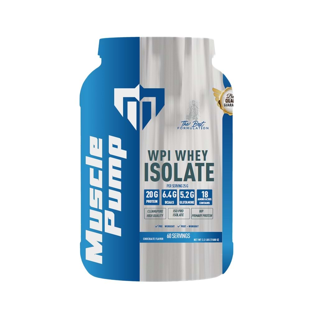 Muscle Pump WPI Isolate Whey Protein Çikolata 1500 gr