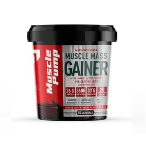 Muscle Pump Muscle Mass Gainer Çikolata 5000 Gr