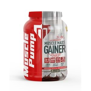 Muscle Pump Muscle Mass Gainer Çikolata 3000 Gr