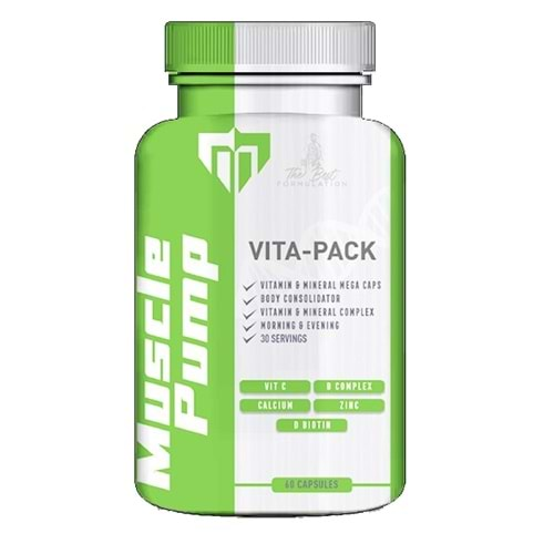 Muscle Pump Vita-Pack Vitamin Mineral 60 Kapsül