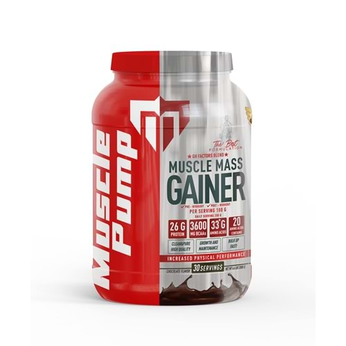 Muscle Pump Muscle Mass Gainer 3000 Gr